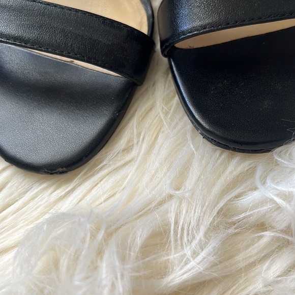 IVANKA TRUMP STRAPPY HEELS 7 1/2 MEDIUM BLACK - Picture 5 of 7